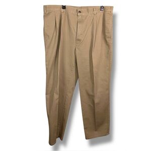 Vintage Dockers 40x29.5 Actual Mens Khaki Original Classic Fit Pleated Cotton